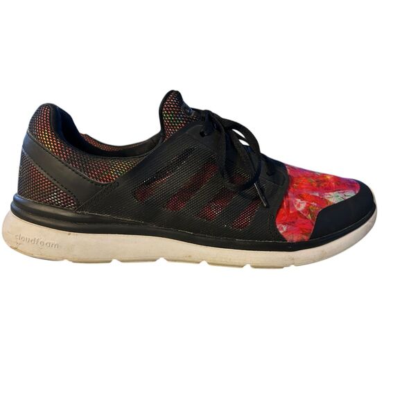 Women's Adidas Cloudfoam Xpression Sneakers - 8.5 Black/Red - Picture 1 of 7
